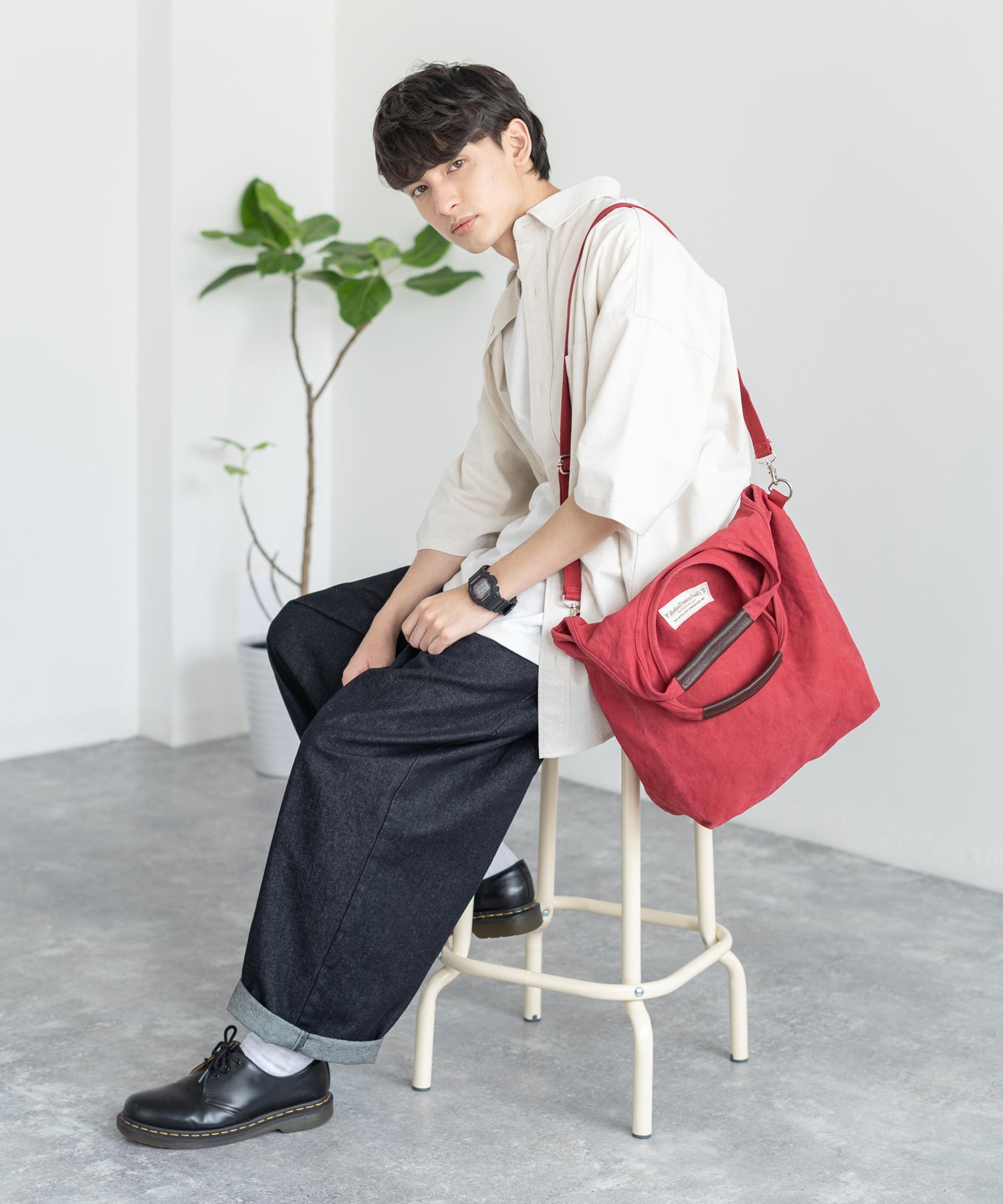 Butler Verner Sails バトラーバーナーセイルズ 日本製 国産反応染め2WAYショルダーバッグ JA-1473-3 6042