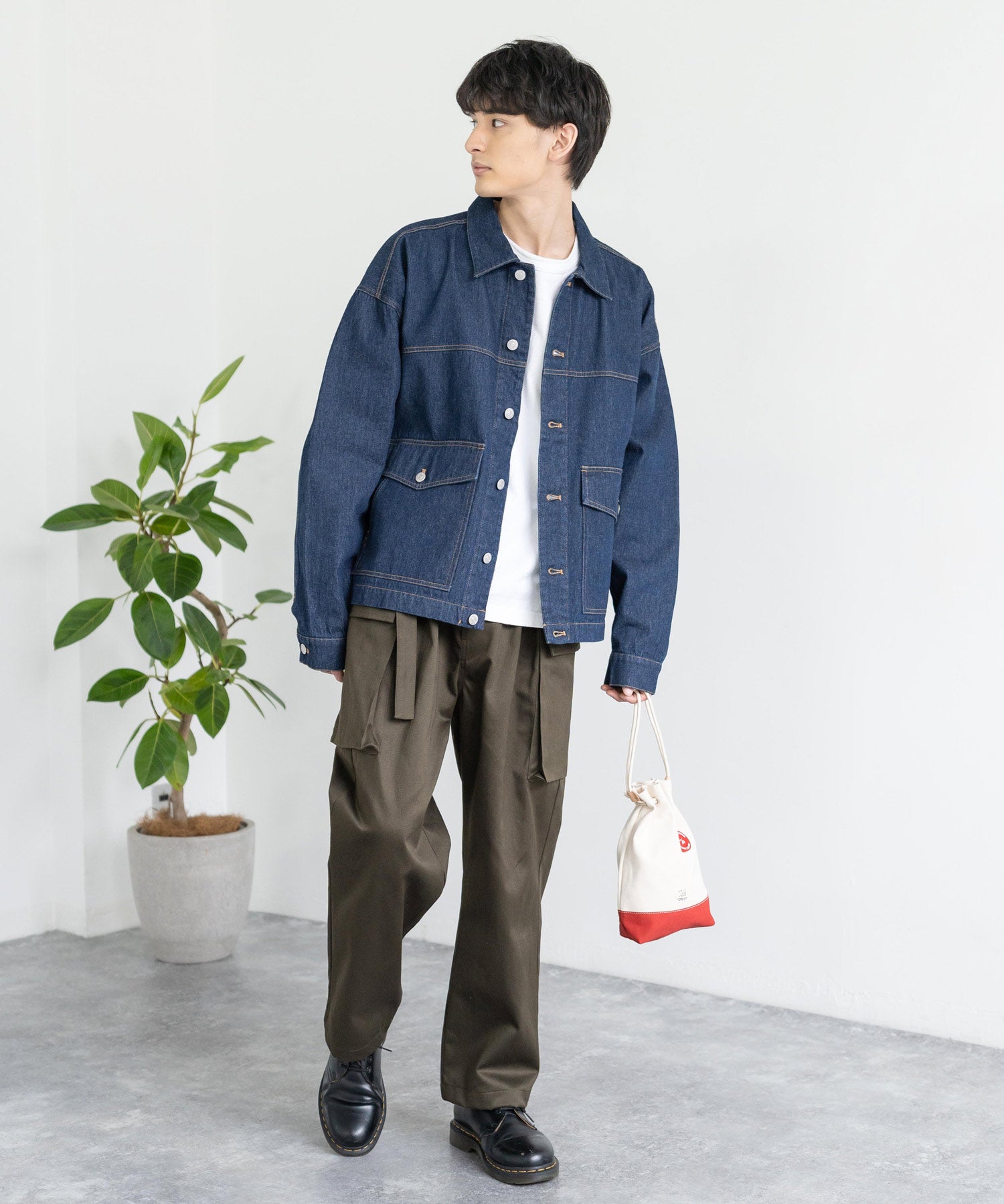 Butler Verner Sails バトラーバーナーセイルズ 日本製 国産キャンバス巾着トートバッグ JA-1979 6500