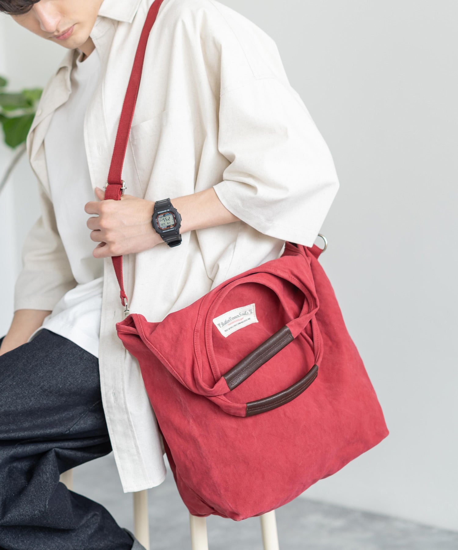 Butler Verner Sails バトラーバーナーセイルズ 日本製 国産反応染め2WAYショルダーバッグ JA-1473-3 6042