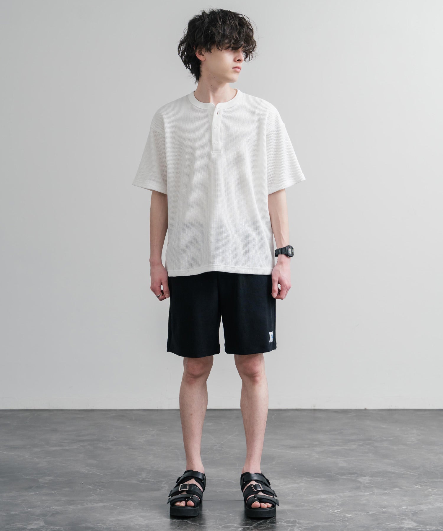 CONVERSE コンバース JACK PURCELL ジャックパーセル パイルハーフパンツ/イージーワイドショートパンツ 15871