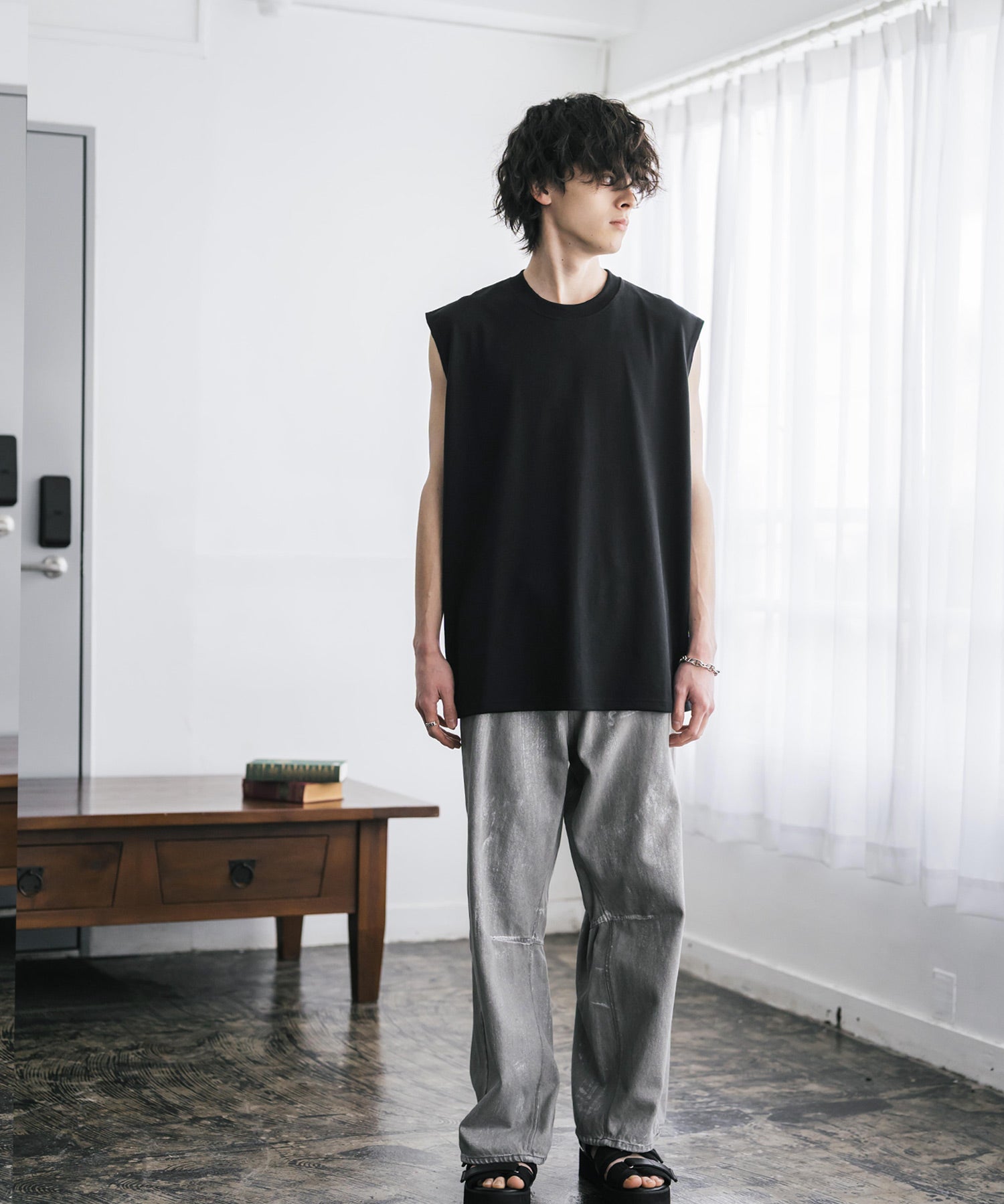 AIR TEC+ 接触冷感・遮熱・UVカットノースリーブTシャツ 15430