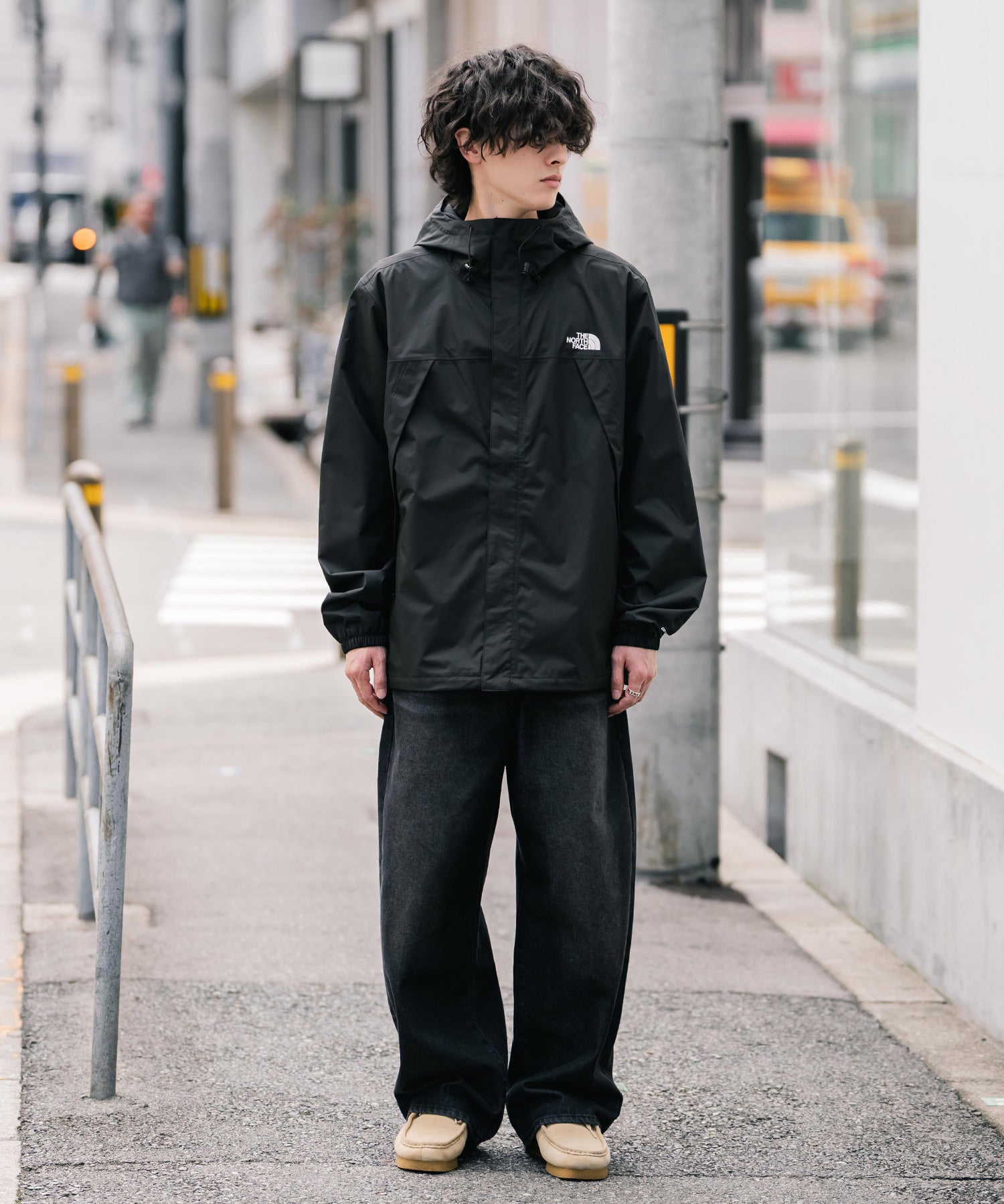 新色追加 THE NORTH FACE ザ・ノースフェイス ANTORA JACKET DRYVENTオーバーサイズワンポイントロゴアントラジャケット/マウンテンパーカー 16366
