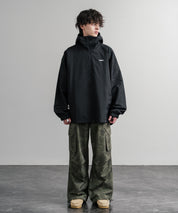 HUF ハフ ALL CAPS SHELL JACKET オーバーサイズラグランスリーブナイロンジャケット 15017