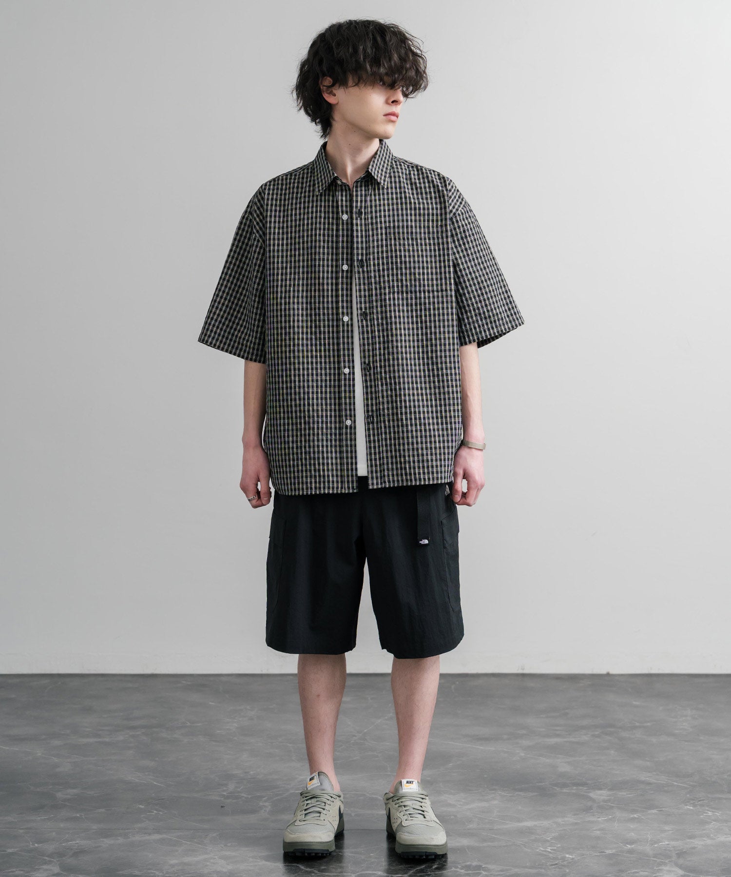 THE NORTH FACE COVE SHORTS ロゴ刺繍ショートワイドパンツ 15893