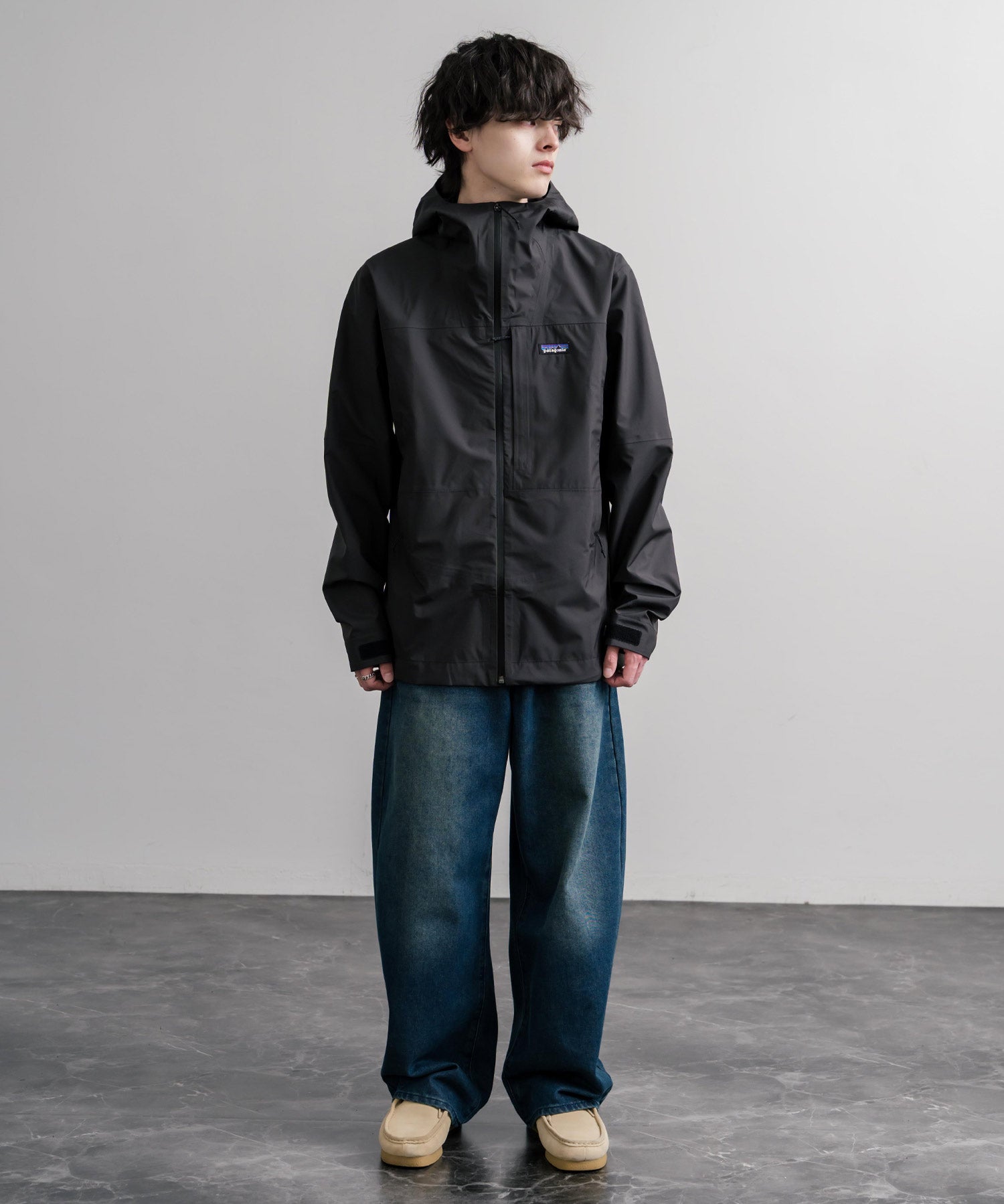 Patagonia パタゴニア M'S BOULDER FORK RAIN JKT ボルダーフォークレインジャケット/ツバ付きマウンテンパーカー 16141
