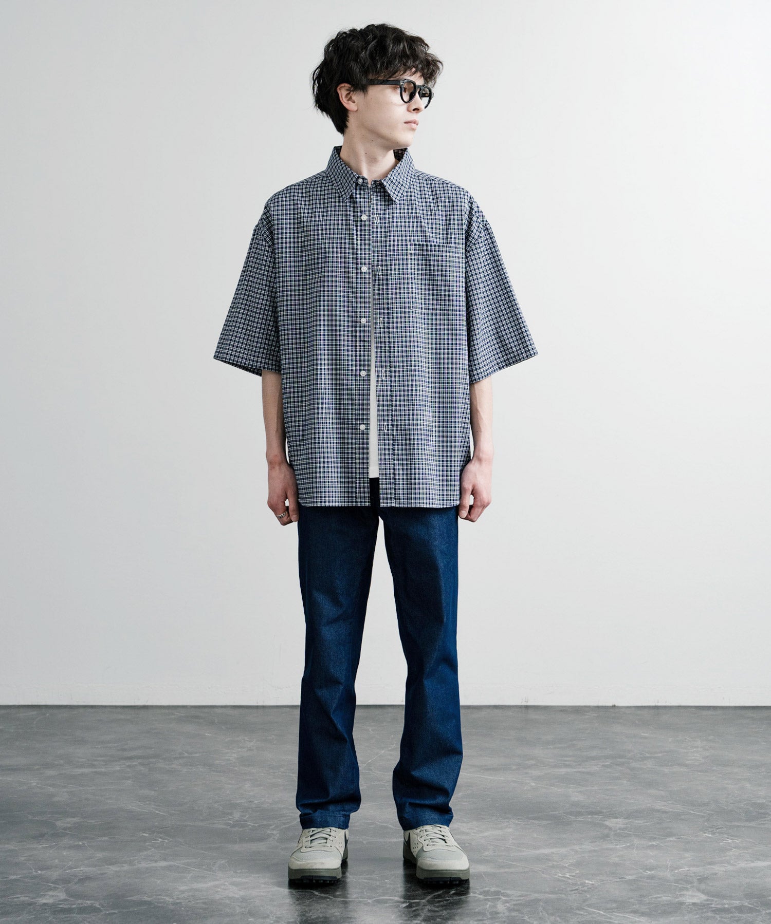 KRIFF MAYER クリフメイヤー 接触冷感デニムタックイージーパンツ 2457100