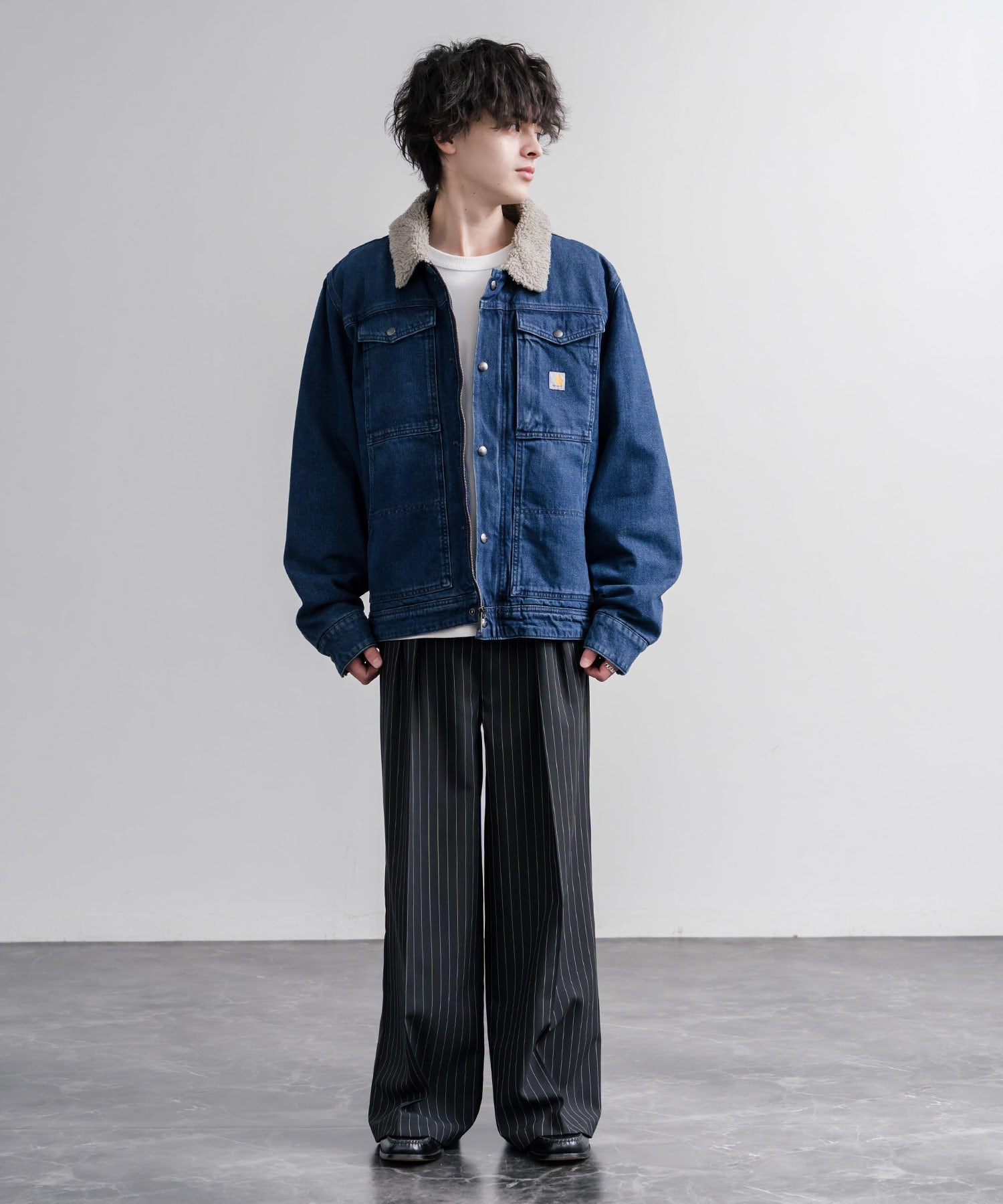 Carhartt カーハート Denim Berwick Jacket 裏ボアデニムジャケット/Gジャン 16541