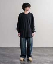 Carhartt カーハート HEAVYWEIGHT LONG-SLEEVE T-SHIRTS/オーバーサイズヘビーウェイト袖ロゴプリント長袖クルーネックTシャツ 16475
