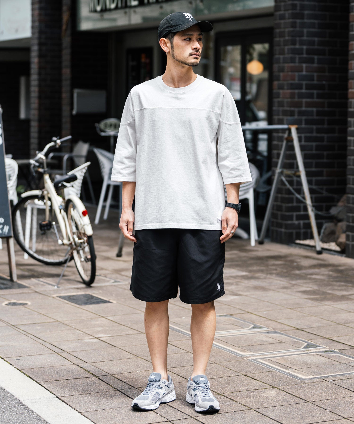 新色追加 U.S. POLO ASSN. ユーエスポロアッスン 水陸両用 別注コラボ接触冷感ワンポイントロゴ刺繍イージーショートパンツ 14320