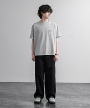 Upscape Audience アップスケープオーディエンス 日本製 国産ビッグサイズリメイクUSAファブリックポケット付き半袖Tシャツ AUD6739 16035