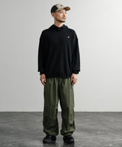 日本未展開モデル THE NORTH FACE ザ・ノースフェイス WHITE LABEL ホワイトレーベル WAFFLE HOOD PULLOVER オーバーサイズワッフルミニボックスロゴ刺繍パーカー 15065