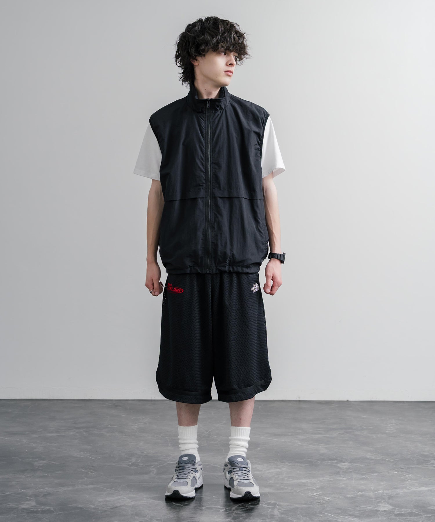 日本未展開モデル THE NORTH FACE ザ・ノースフェイス AERONET SHORTS メッシュハーフワイドパンツ/ショートパンツ 16186