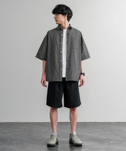 接触冷感 多機能素材ショートクライミングイージーワイドパンツ 15371