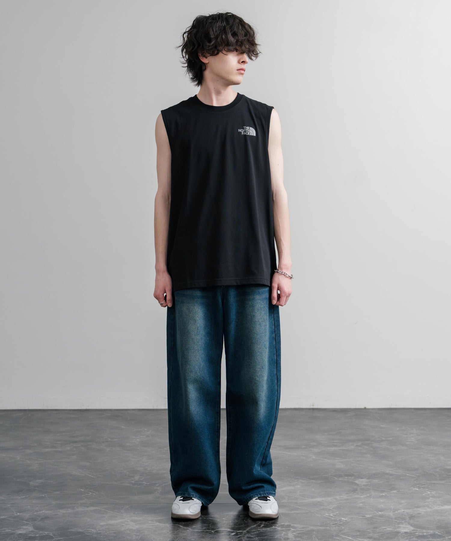 THE NORTH FACE M’S BASK SLEEVELESS 接触冷感バックグラフィックプリントノースリーブ 16022