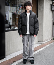 KANGOL カンゴール 別注コラボ オーバーサイズワンポイントロゴ刺繍ファイバーダウン中綿ジャケット 14632