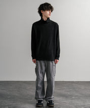 ストレッチフリースタートルネック長袖Tシャツ 14856