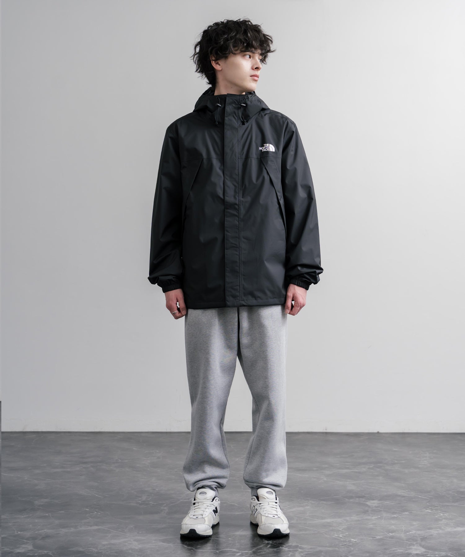 THE NORTH FACE ザ・ノースフェイス ANTORA JACKET DRYVENTオーバーサイズワンポイントロゴアントラジャケット/マウンテンパーカー 16366