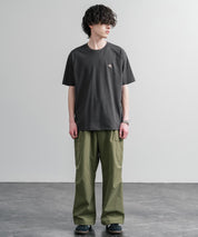 LOGOS ロゴス 吸汗速乾 スパイラルヤーンワンポイントロゴ刺繍半袖Tシャツ 15814