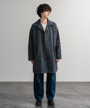 Audience オーディエンス 綿ナイロン高密度ポプリン M-51ロング丈モッズステンカラーコート AUD7356 15253