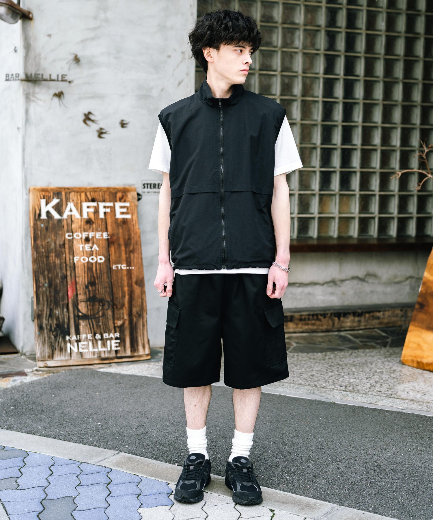 ワイドミリタリーカーゴイージーショートパンツ ハーフパンツ