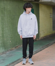 KANGOL カンゴール 別注コラボ 無地＆サイドライン ワンポイントロゴ刺繍ポンチスウェットスリムイージージョガーパンツ 16001