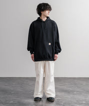 Carhartt カーハート MIDWEIGHT HOODED SWEAT/オーバーサイズ裏起毛ワンポイントロゴ長袖プルオーバーパーカー 16473