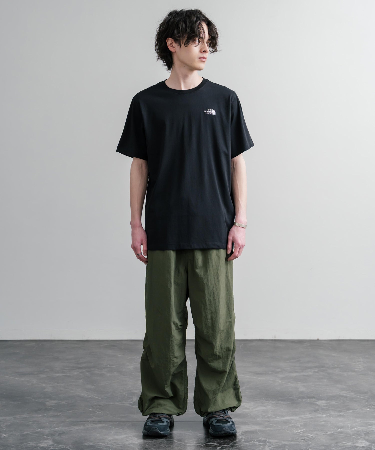 THE NORTH FACE ザ・ノースフェイス M EVO SD REG SS TEE ワンポイントロゴ刺繍半袖Tシャツ 15819