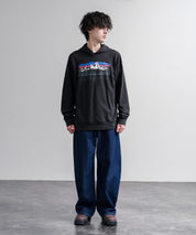 Patagonia パタゴニア M S FITZ ROY FOOTHILLS DAILY HOODY ロゴプリントフレンチテリー裏毛長袖プルオーバーパーカ ー 16537
