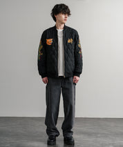 YOIDORE 酔いどれ スーベニア刺繍キルティング2wayリバーシブルジャケット 14890