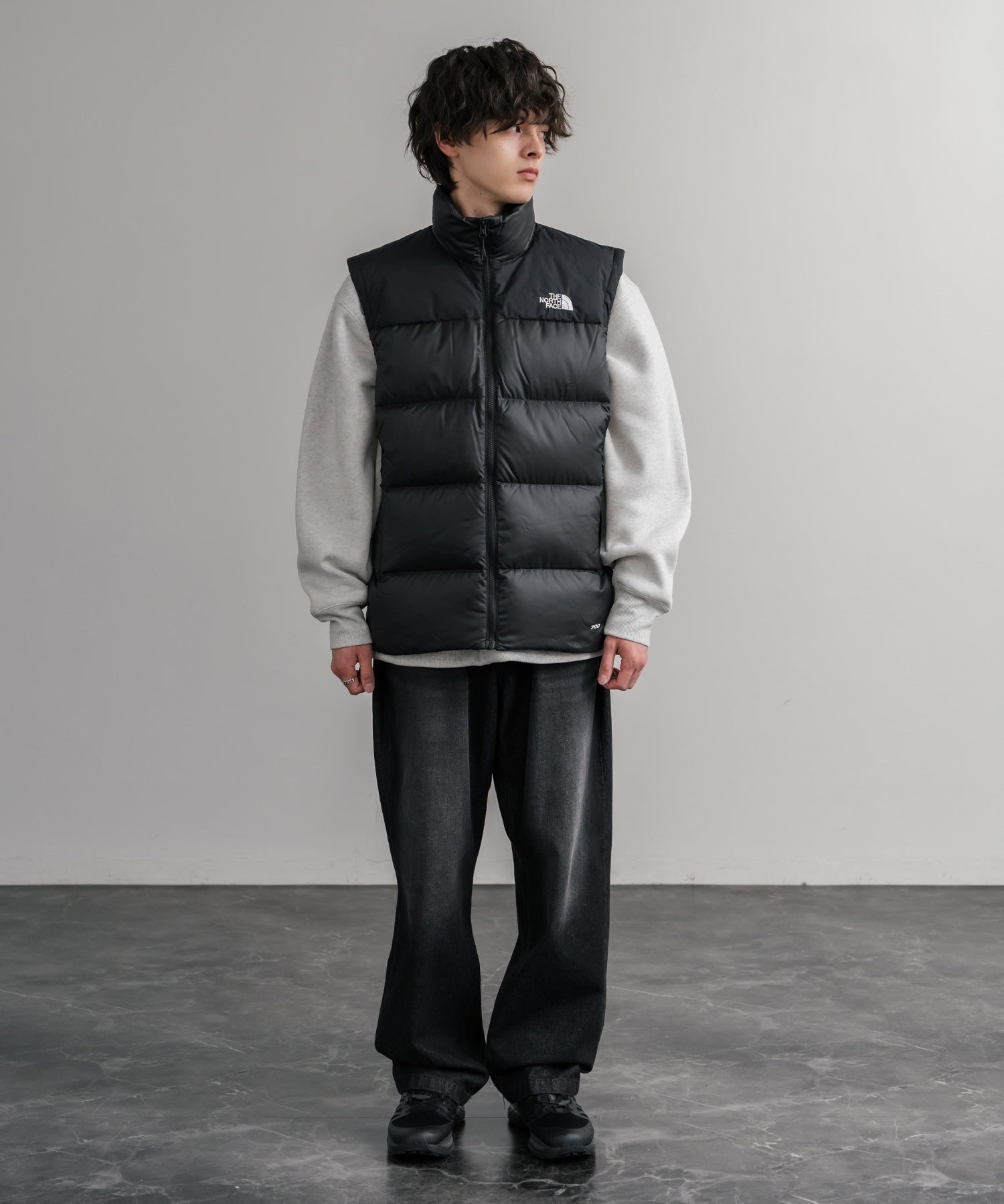 THE NORTH FACE ザ・ノースフェイス MEN'S DIABLO DOWN VEST ワンポイントロゴ刺繍700フィルパワーダウンベスト 15217