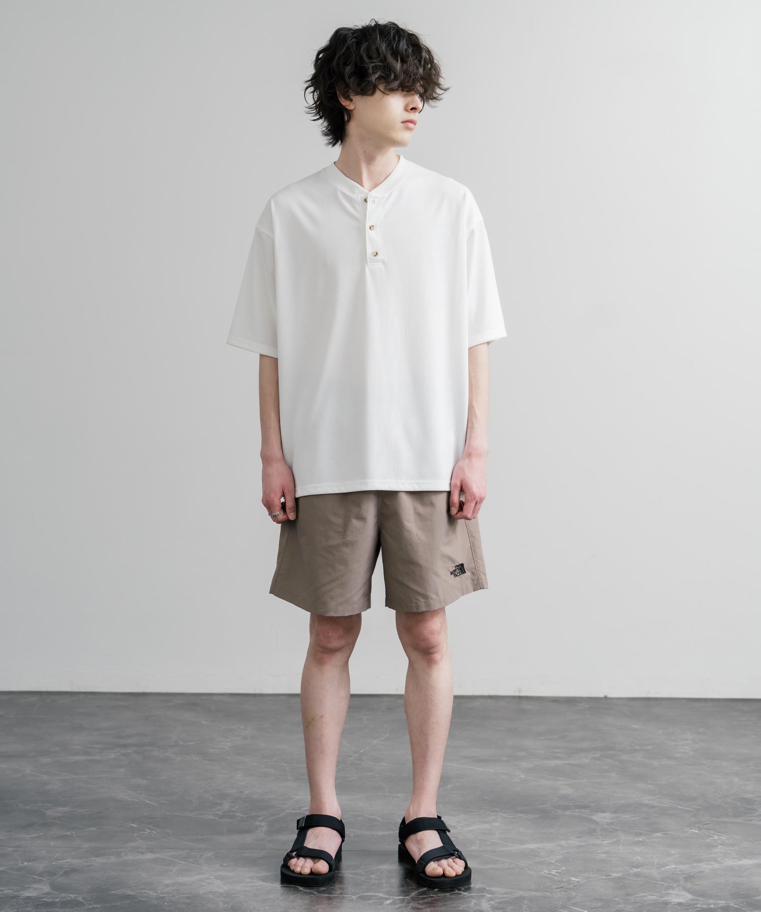 日本未展開モデル THE NORTH FACE WHITE LABEL OLEMA EX SHORTS ナイロンショートパンツ 15974