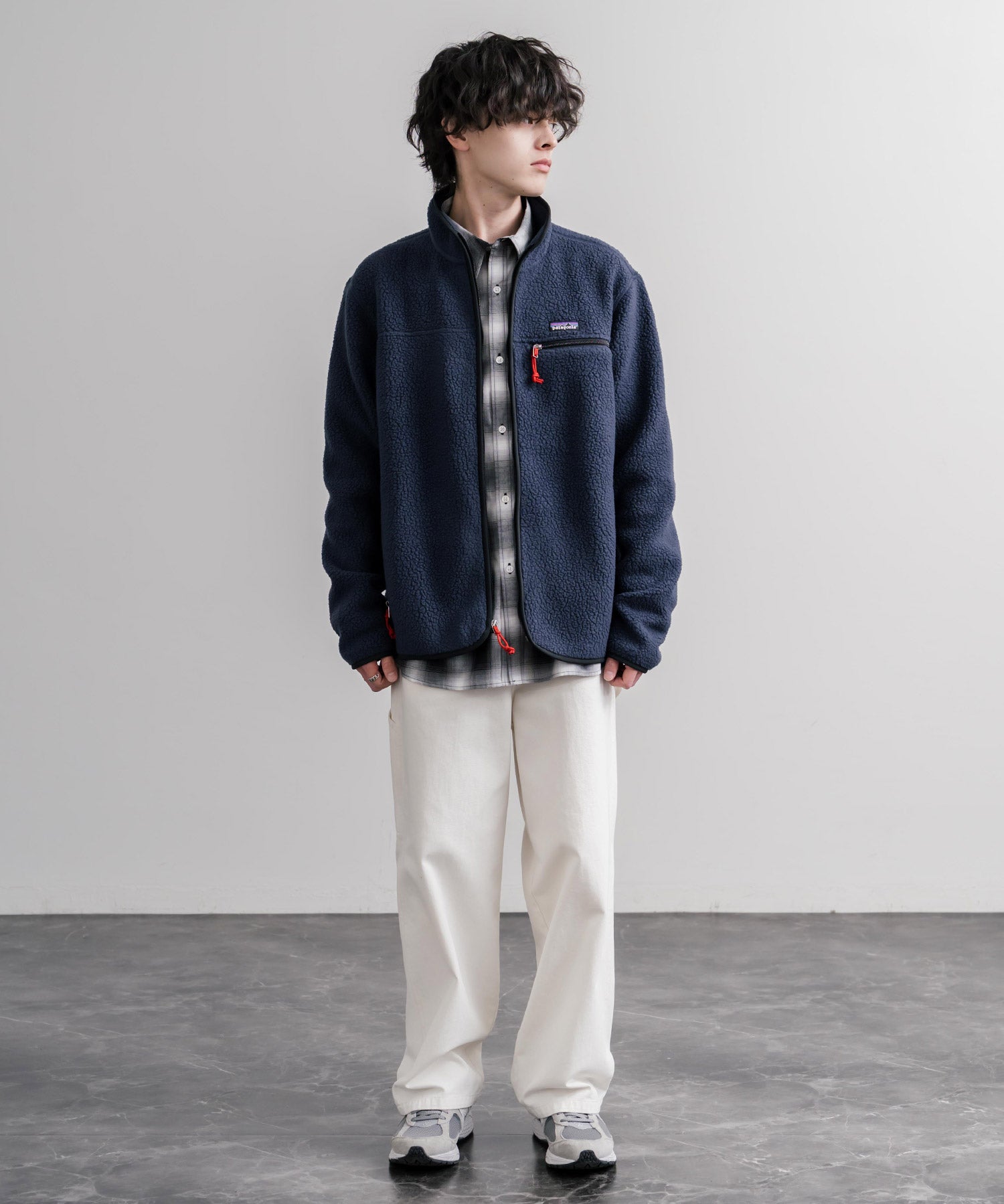 Patagonia パタゴニア M S RETRO PILE JKT スタンドネックフリースジャケット/ボアジャケット 16385
