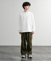 THE NORTH FACE ザ・ノースフェイス M'S DOMEY L/S R/TEE ドローコードワンポイントロゴ長袖Tシャツ 15155