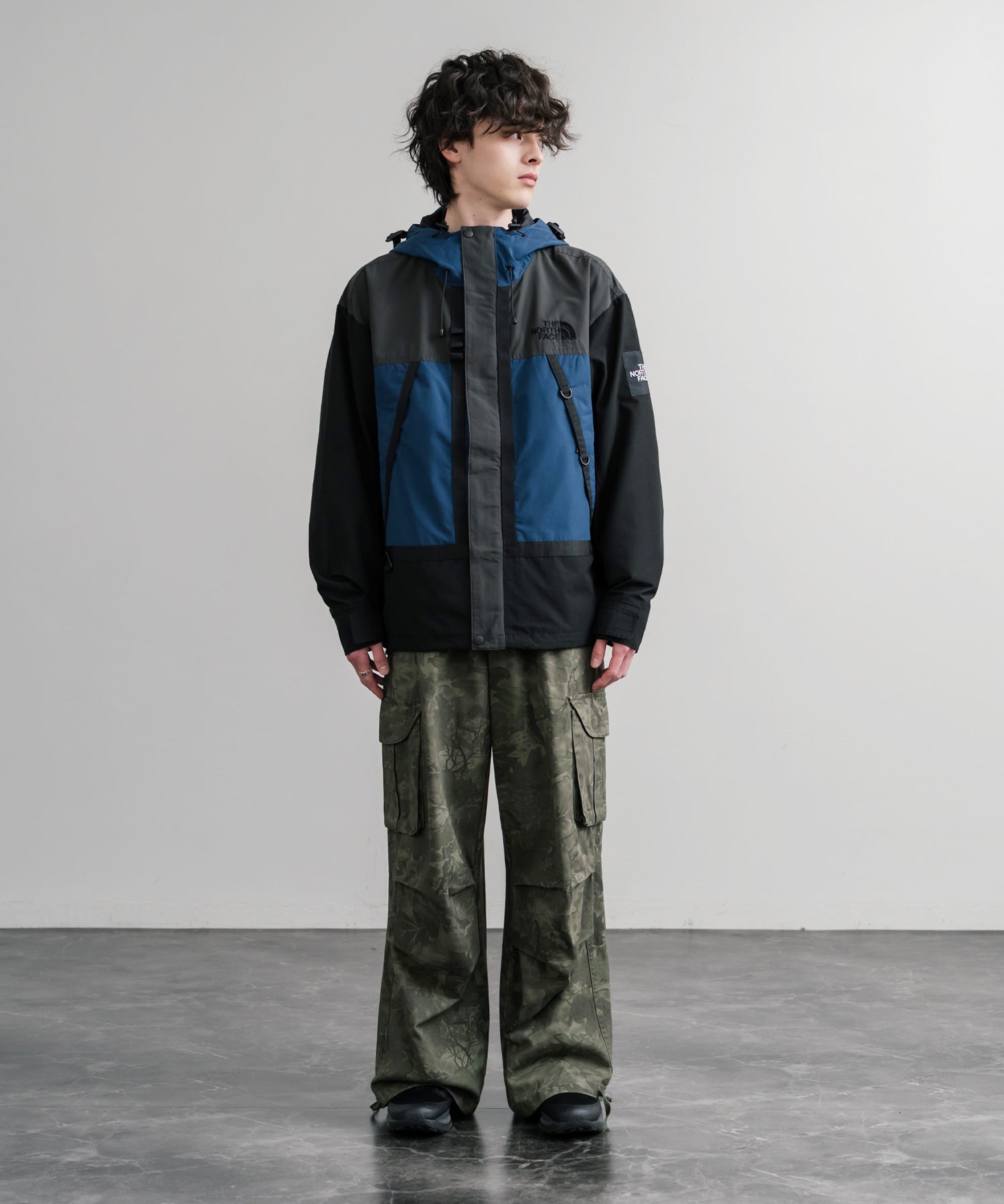 日本未展開モデル THE NORTH FACE ザ・ノースフェイス WHITE LABEL ホワイトレーベル VINTAGE MARTIS JACKET オーバーサイズワンポイントロゴヴィンテージマルティスジャケット 15576