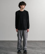 ストレッチフリースクルーネック長袖Tシャツ 14854