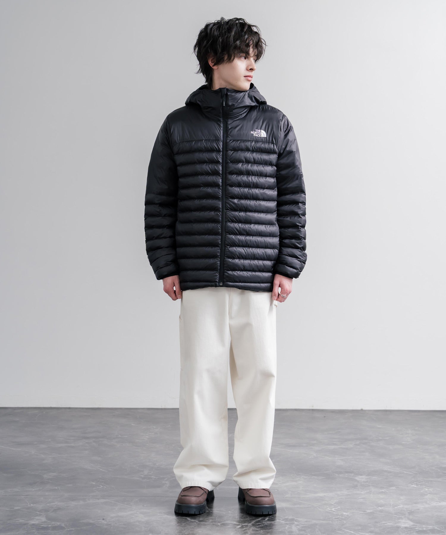 THE NORTH FACE TERRA PEAK HOODIE ポケッタブル薄中綿ナイロンフーディジャケット 16624