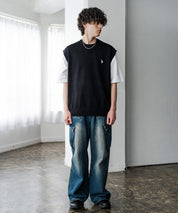 U.S. POLO ASSN. ユーエスポロアッスン サマーニットプルオーバーベスト 15628