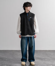Patagonia パタゴニア M S RETRO PILE VEST レトロパイルフリースベスト/ワンポイントロゴ入りスタンドカラーフルジップボアベスト 16383