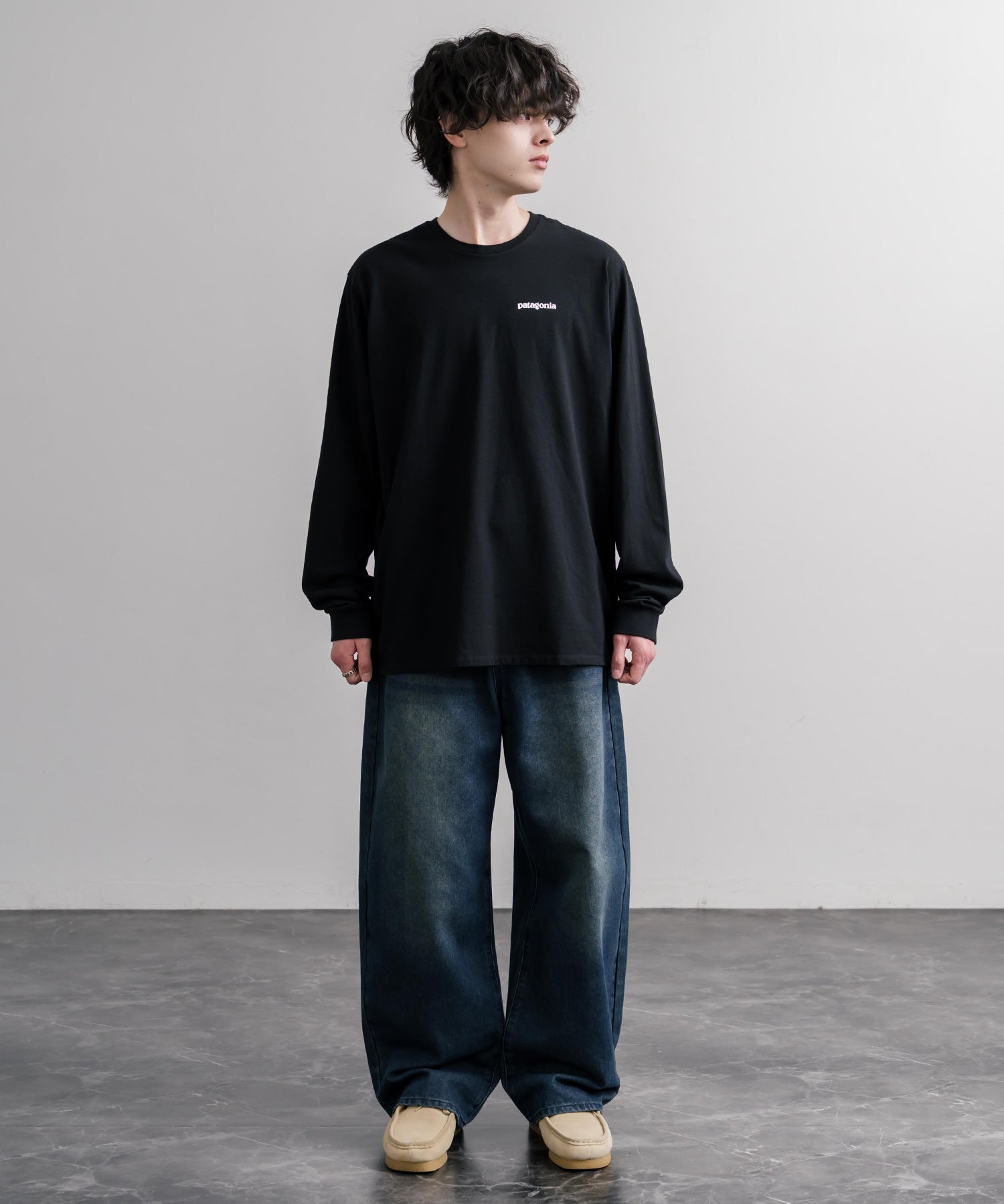 Patagonia パタゴニア M S L S P 6 LOGO RESPONSIBILI TEE ロングスリーブP-6ロゴレスポンシビリティー/バックプリント長袖Tシャツ 16381