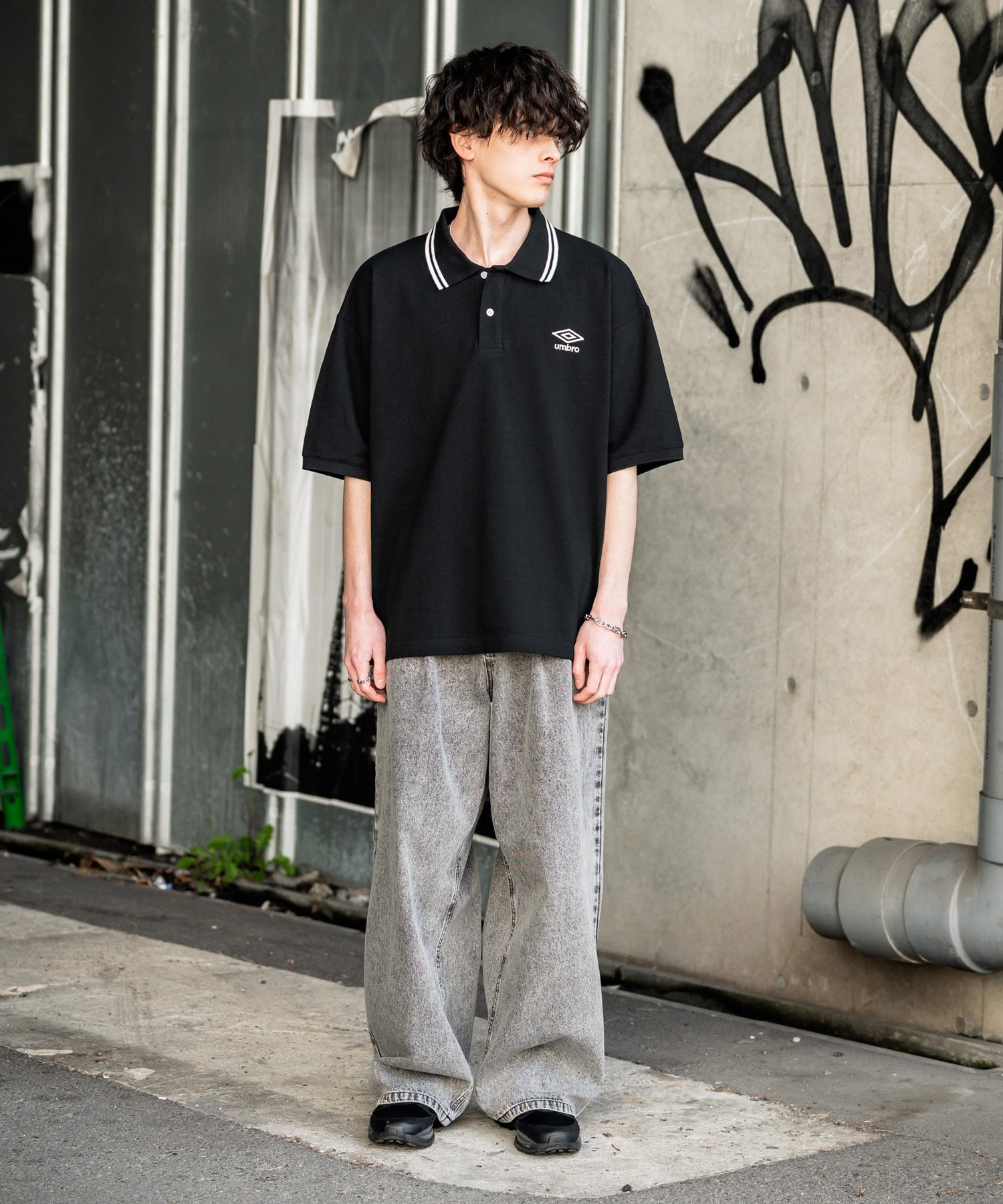 新色追加 UMBRO アンブロ 別注コラボ オーバーサイズ鹿の子ワン