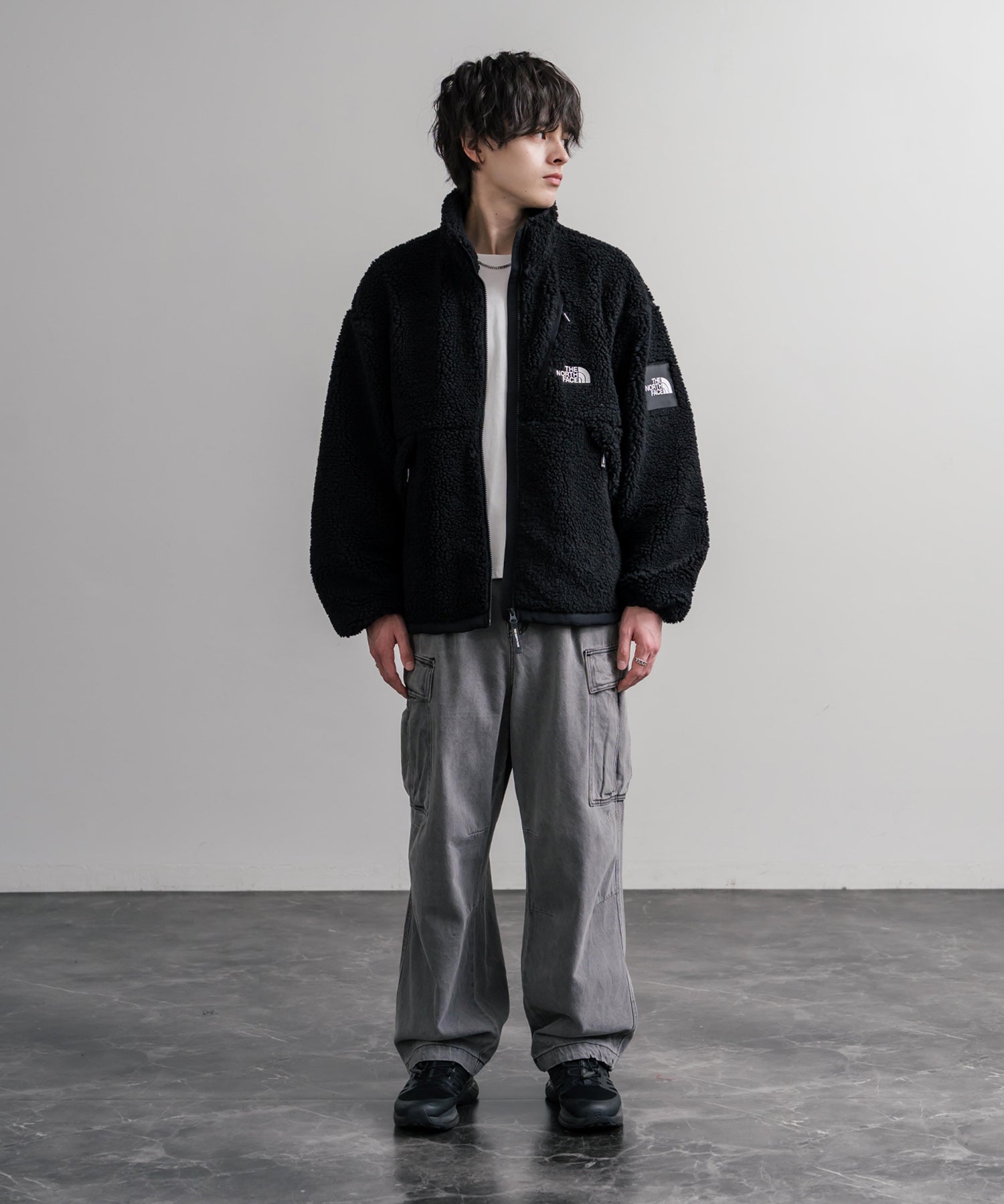 日本未展開モデル THE NORTH FACE ノースフェイス WHITE LABEL ホワイトレーベル COMOR FLEECE JACKET シープボアフリースジャケット 16564