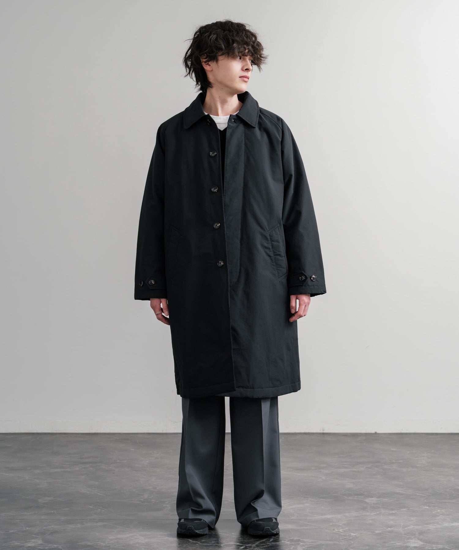 Audience オーディエンス 新色追加 60/40クロス Sorona Dupont 中綿 ステンカラーコート AUD7354 15440