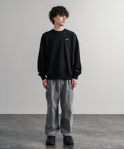 新色追加 日本未展開モデル WHITE LABEL THE NORTH FACE ESSENTIAL SWEATSHIRTS ルーズフィットワンポイントロゴスウェットトレーナー 15459