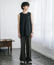 U.S. POLO ASSN. ユーエスポロアッスン 別注コラボワンポイントロゴ刺繍天竺タンクトップ/ノースリーブTee 15441