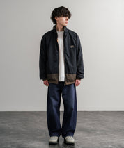 KRIFF MAYER クリフメイヤー 2WAY リバーシブルひっくりスタンドネックボアジャケット/ロゴ刺繍入りボアブルゾン 2514404 14796
