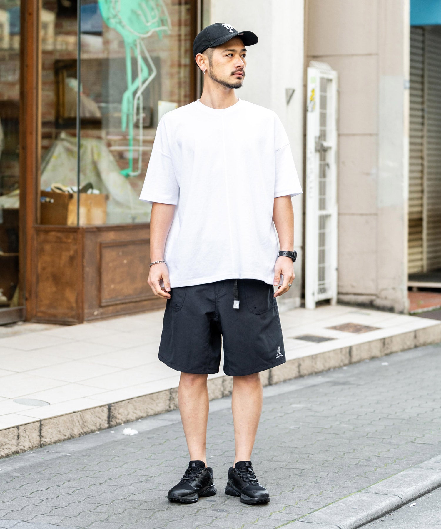 新色追加 KANGOL カンゴール 別注コラボ 接触冷感水陸両用クライミングショートパンツ ボードショーツ ハーフパンツ