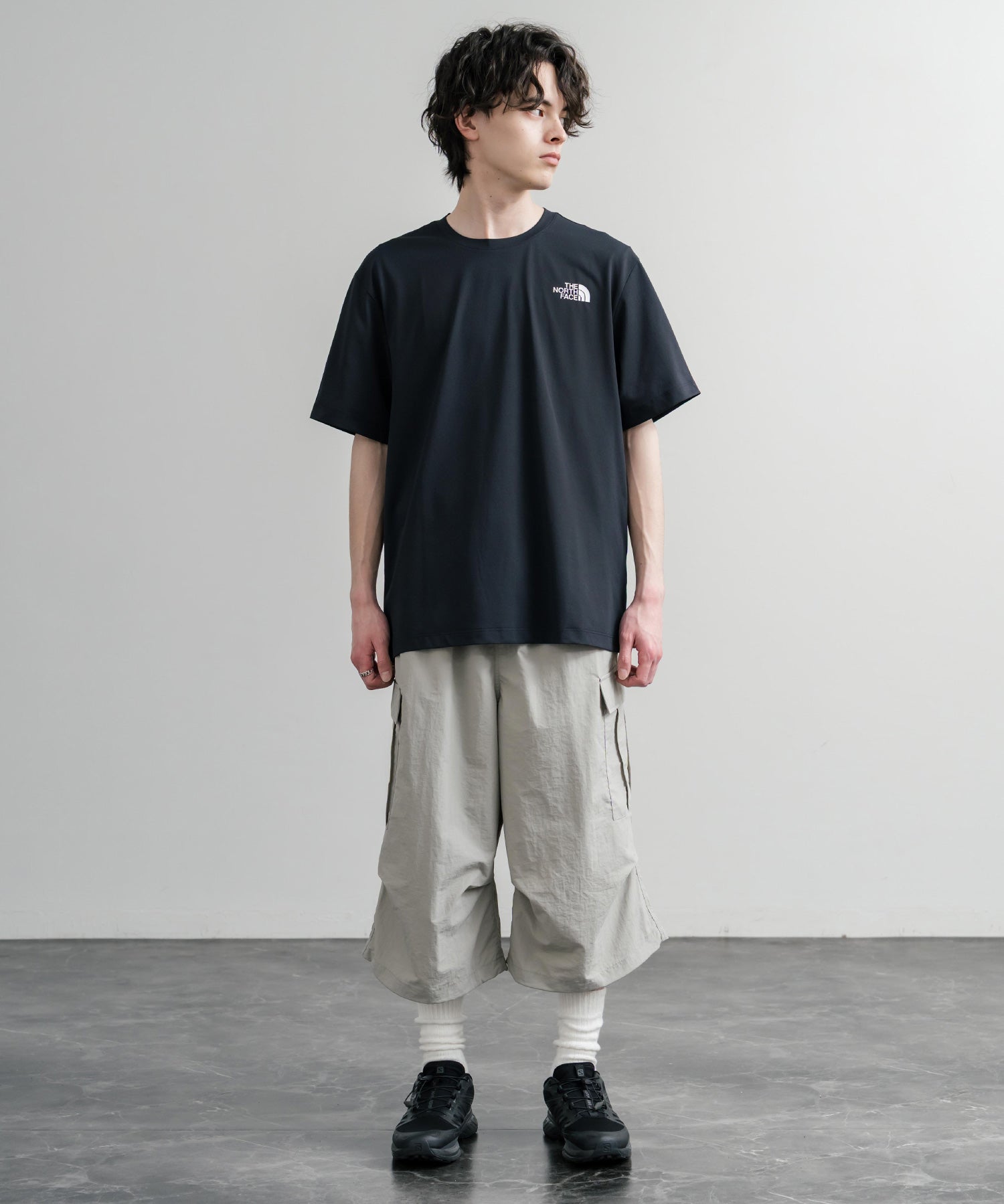 THE NORTH FACE ザ・ノースフェイス M'S MISSION S/S R/TEE レギュラーフィット半袖プリントTシャツ 15939