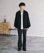 オーバーサイズ TRストレッチMA-1/ジップアップショートブルゾン 14119