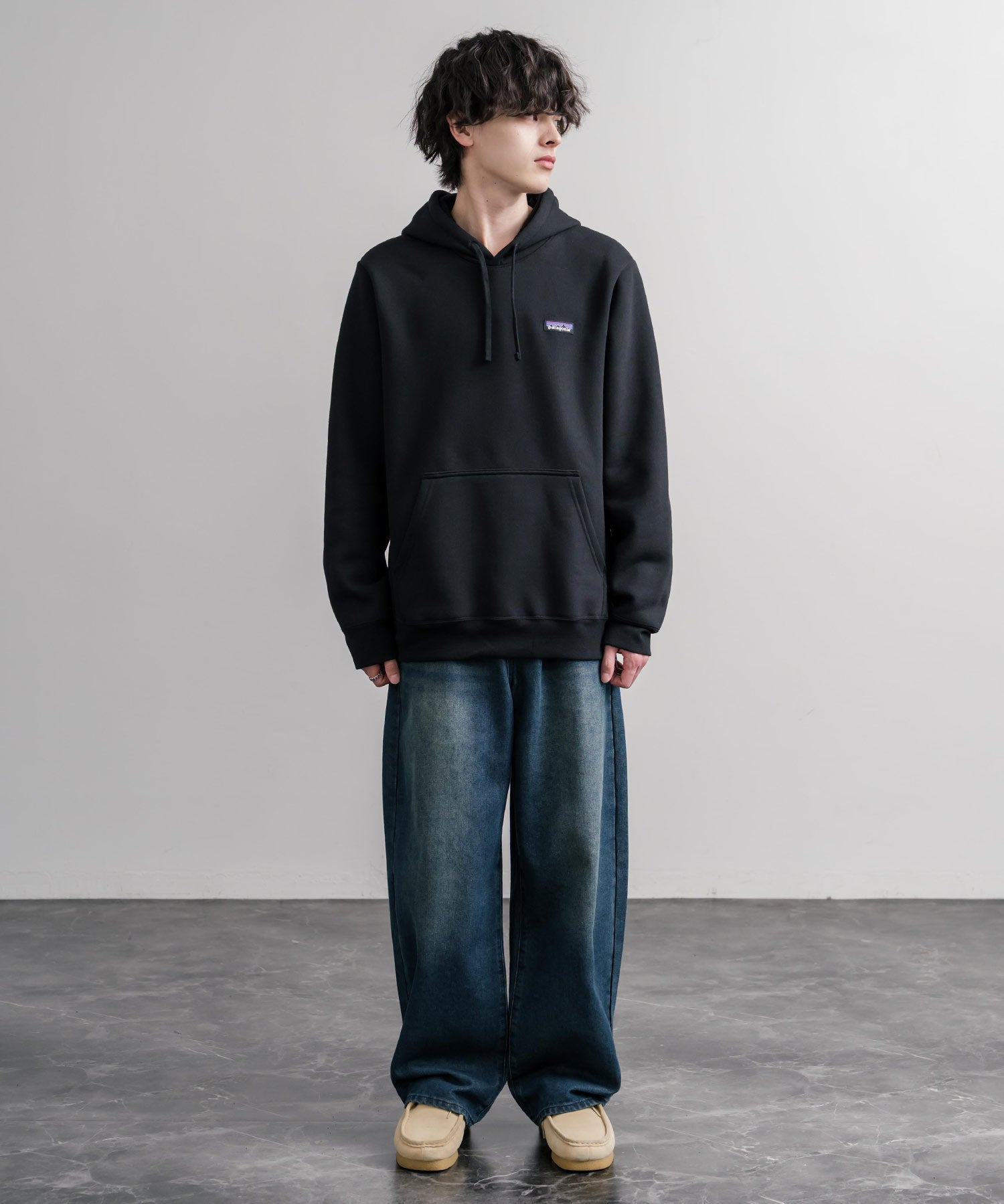 Patagonia パタゴニア M'S P 6 LABEL UPRISAL HOODY ラベルアップライザルフーディ/裏起毛長袖プルオーバーパーカー 16219