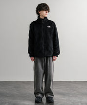 日本未展開モデル THE NORTH FACE ザ・ノースフェイス WHITE LABEL ホワイトレーベル COMFY ALPHA FLEECE ZIP UP ワンポイントロゴ刺繍ボアジャケット 15367